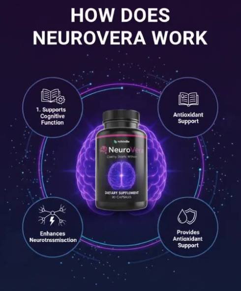 Mechanism of NeuroVera supplement enhancing cognitive function and mental clarity